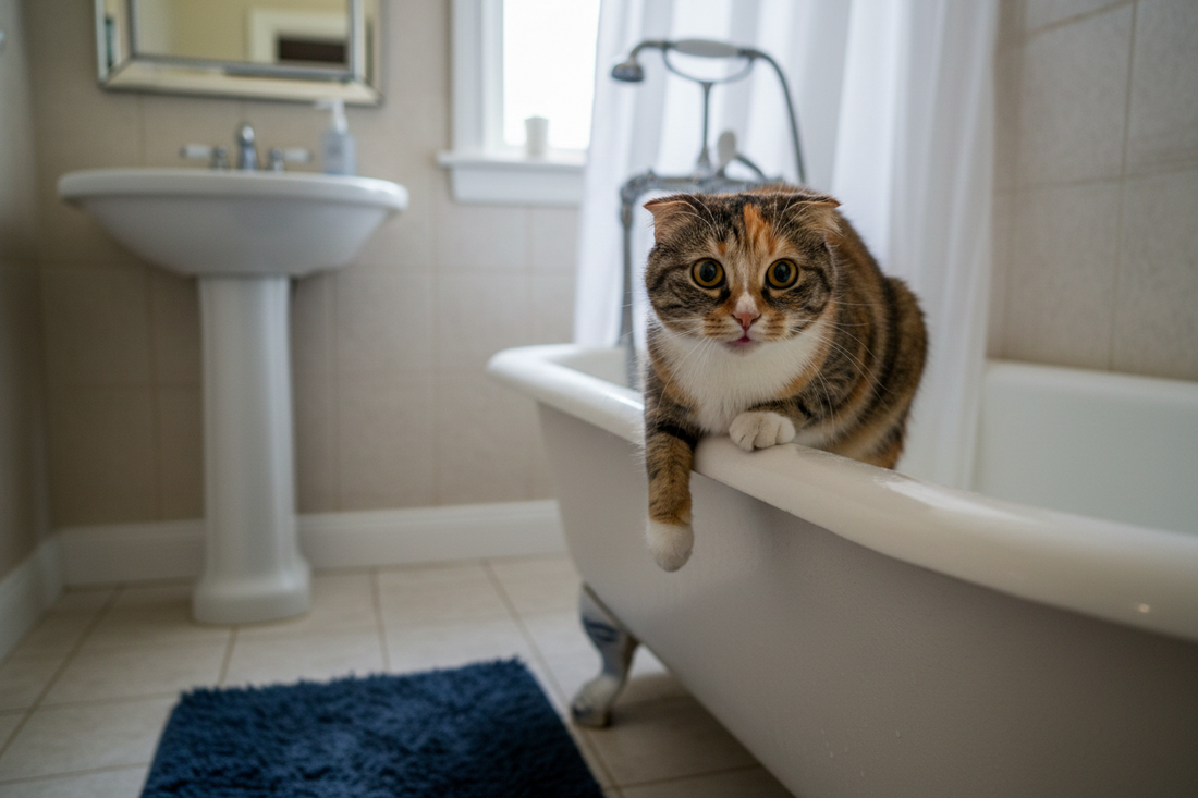 ¿Qué hacer si tu gato odia el agua? Tips para un baño sin estrés 🚿🐱