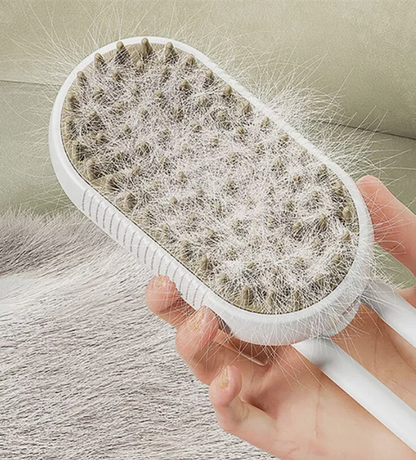 Cepillo de Vapor 3 en 1 para Gatos y Perros 🐾✨