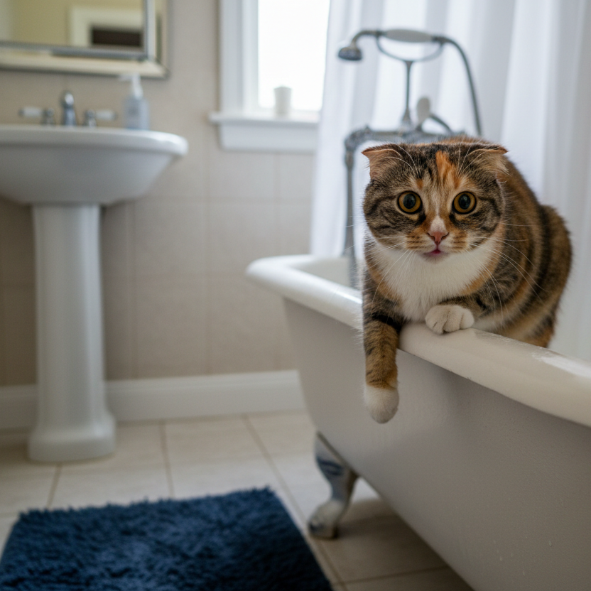 Baño para gato
